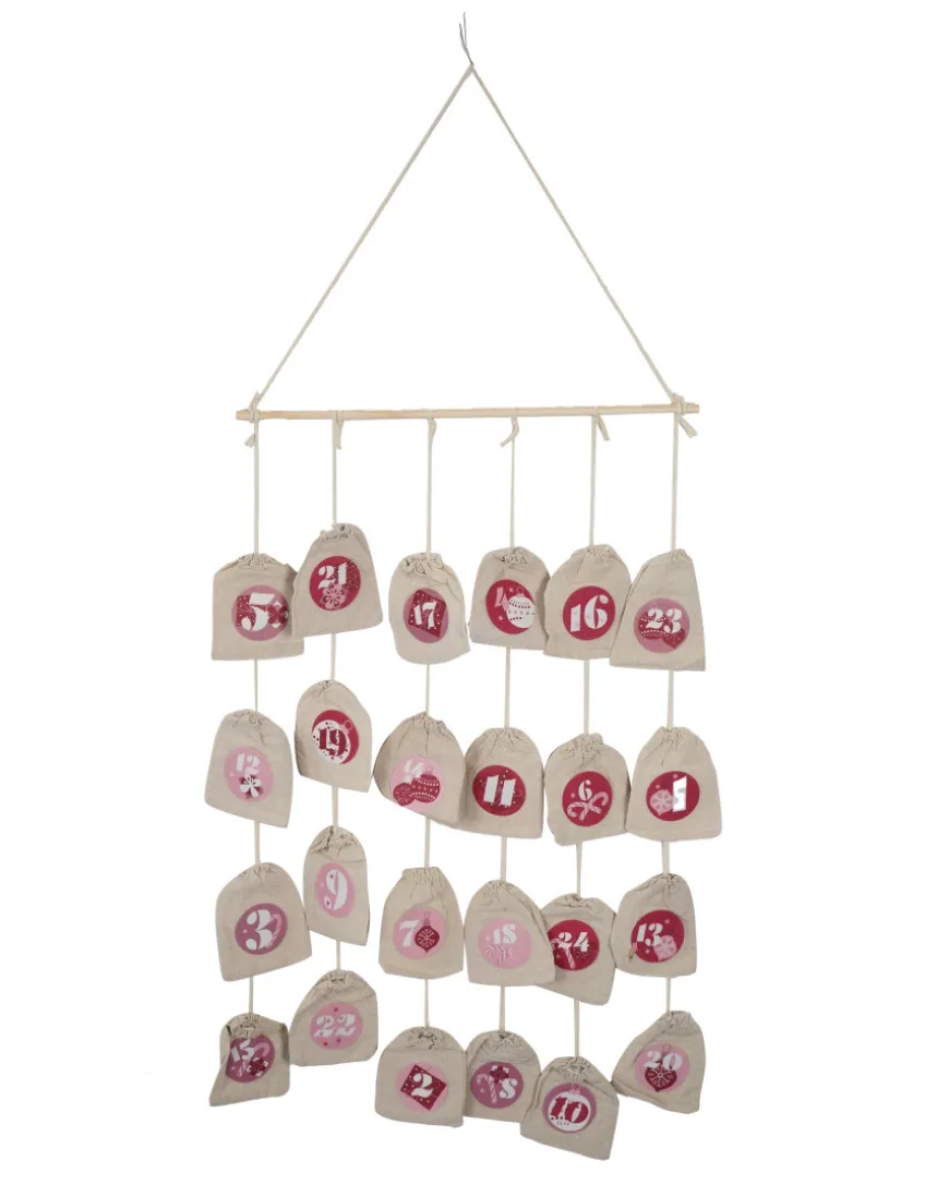 Adventskalender mit Beuteln ca. 55 x 120 cm-KiK Onlineshop Best