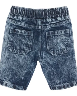 Ausgewaschene Jeans-Shorts elastischer Bund-KiK Onlineshop Outlet