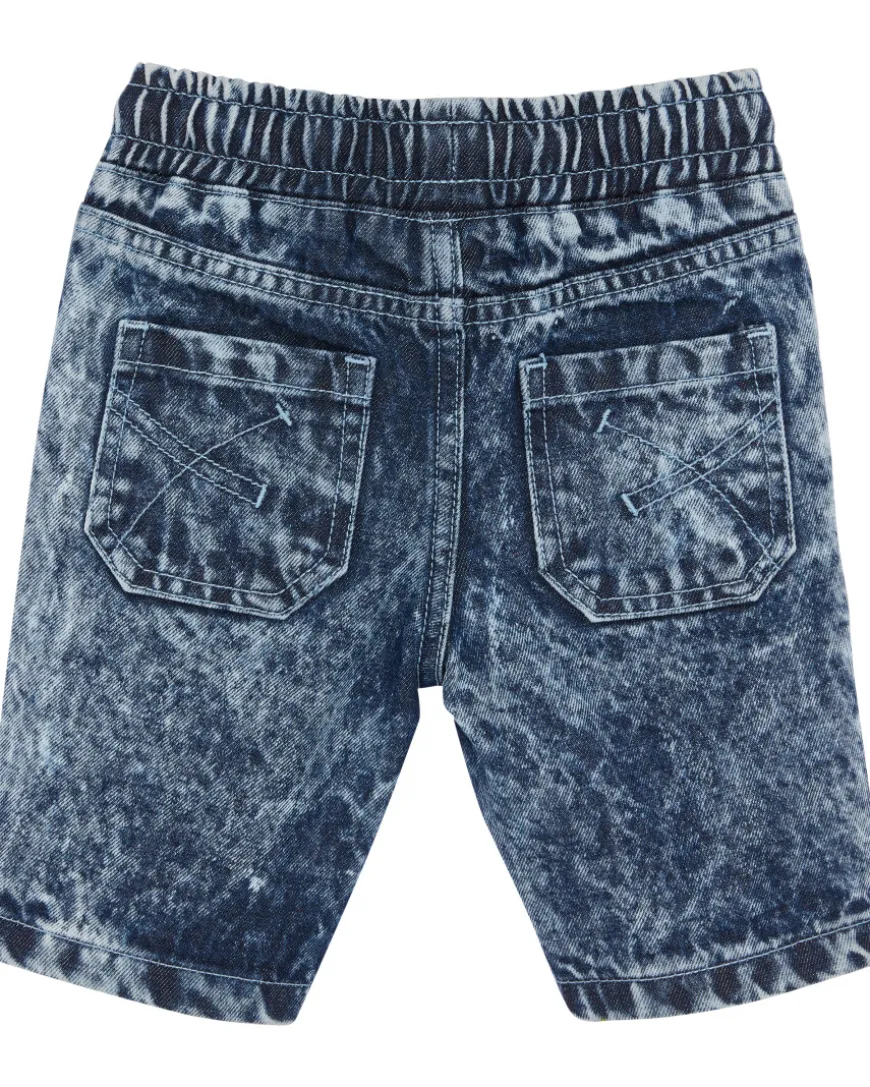 Ausgewaschene Jeans-Shorts elastischer Bund-KiK Onlineshop Outlet