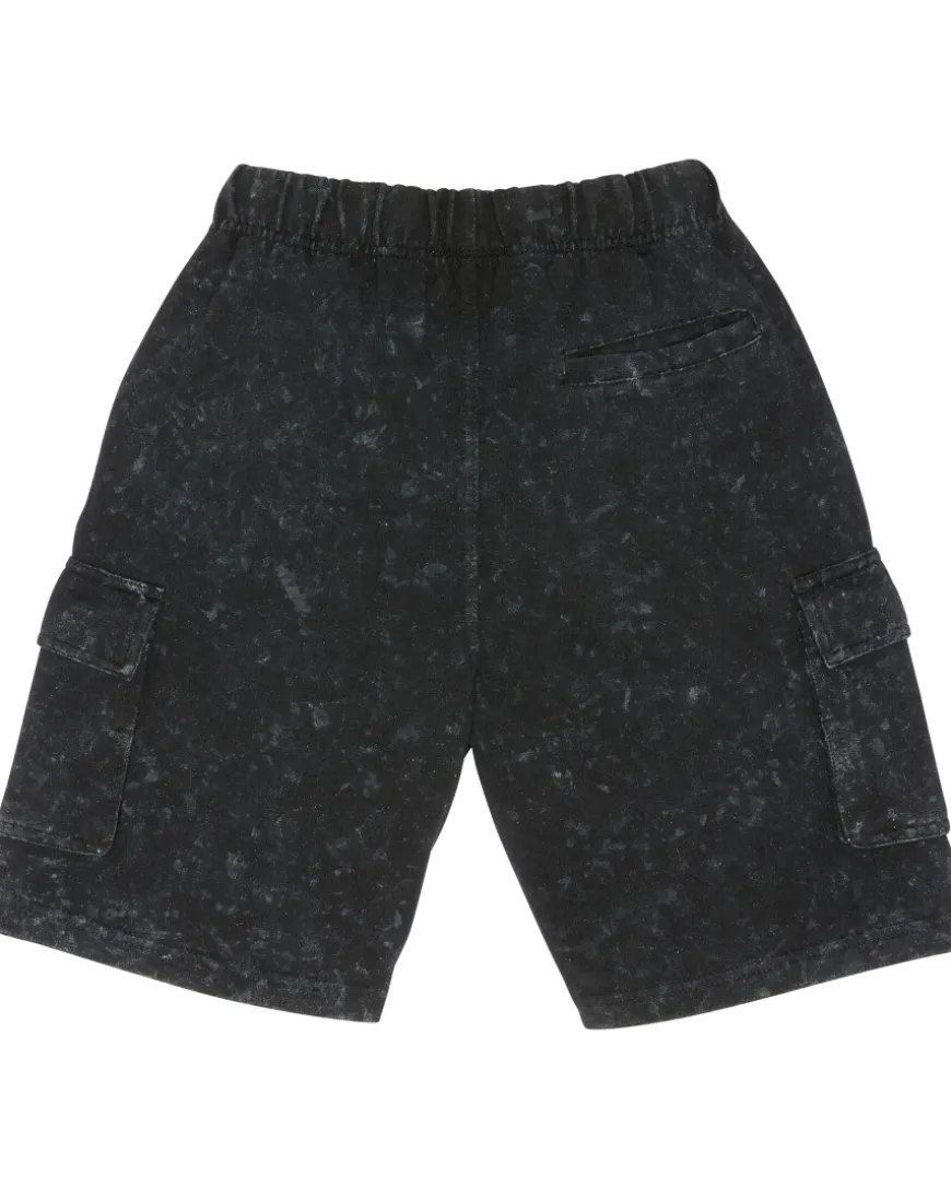 Ausgewaschene Sweatshorts Y.F.K., Bermudalänge-KiK Onlineshop New