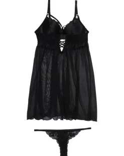 Babydoll + String in Janina, 2-tlg. Set-KiK Onlineshop Flash Sale