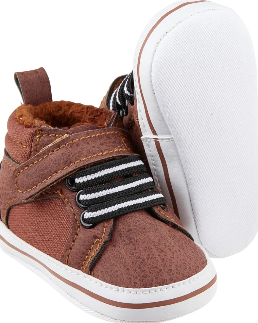Babyschuhe Kunstleder Teddykopf_Baby, Klettverschluss-KiK Onlineshop Sale