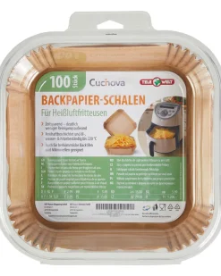 Backpapier-Schalen 100er-Pack, für Heißluftfritteusen-KiK Onlineshop Best Sale