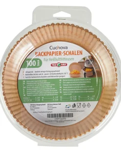 Backpapier-Schalen 100er-Pack, KeineMarke, für Heißluftfritteusen-KiK Onlineshop Discount
