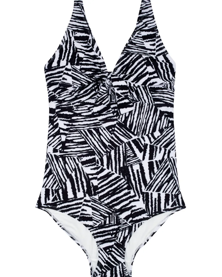 Badeanzug mit V-Ausschnitt Janina, verschiedene Designs-KiK Onlineshop Store