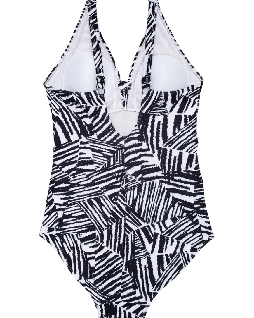 Badeanzug mit V-Ausschnitt Janina, verschiedene Designs-KiK Onlineshop Store