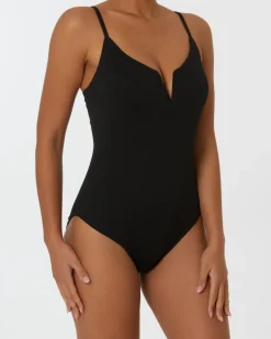 Badeanzug V-Ausschnitt Janina, verstellbare Träger-KiK Onlineshop Hot