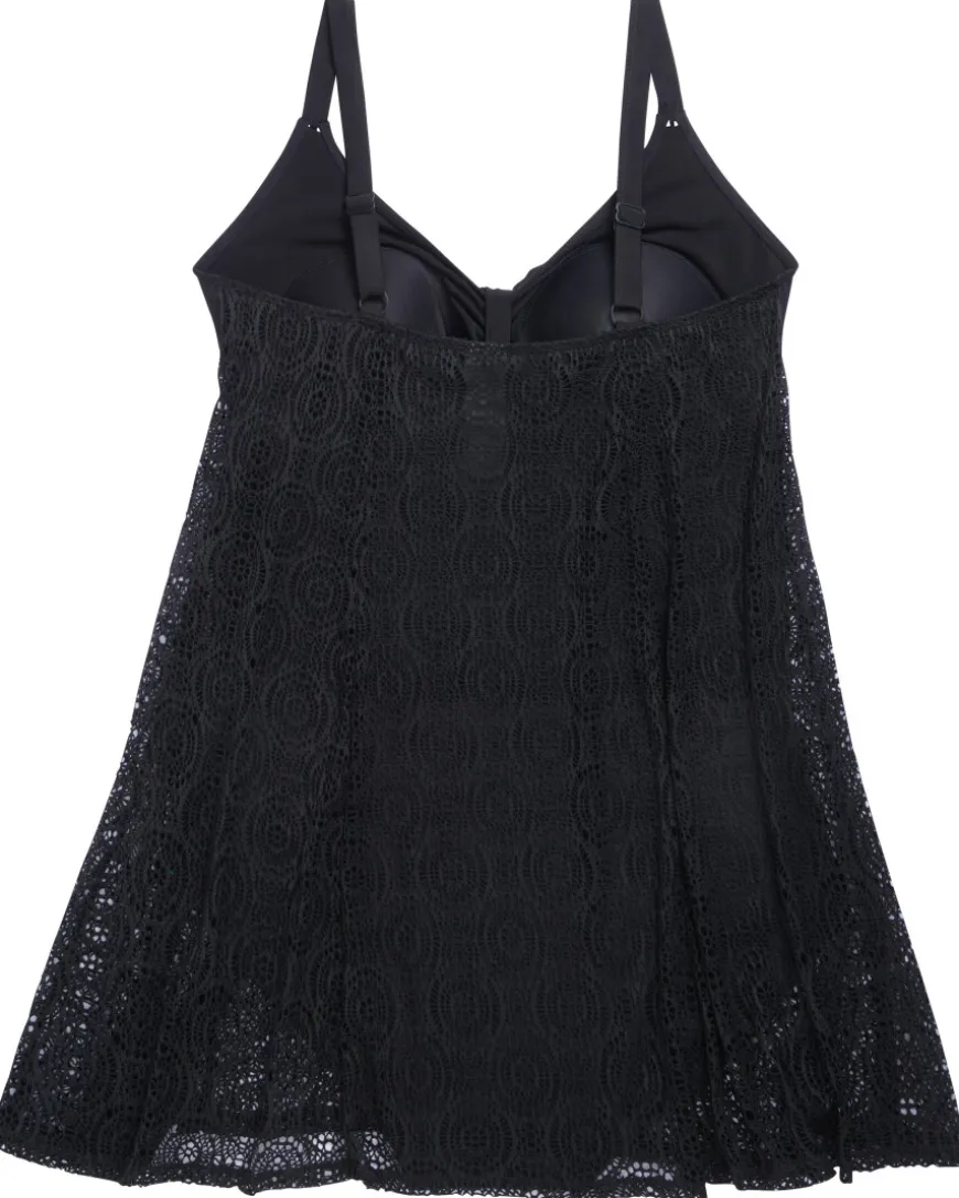 Badekleid mit Spitzenstoff Janina curved, verstellbare Träger-KiK Onlineshop Flash Sale