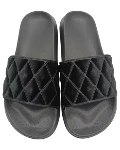 Badelatschen Samt Janina, verschiedene Designs-KiK Onlineshop Hot