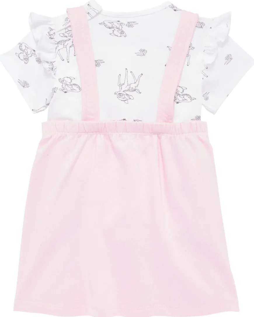 Bambi Newborn Latzkleid und T-Shirt Bambi, 2-tlg. Set-KiK Onlineshop Hot