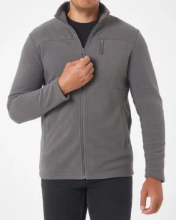 Basic Fleecejacke X-Mail, Stehkragen-KiK Onlineshop Cheap