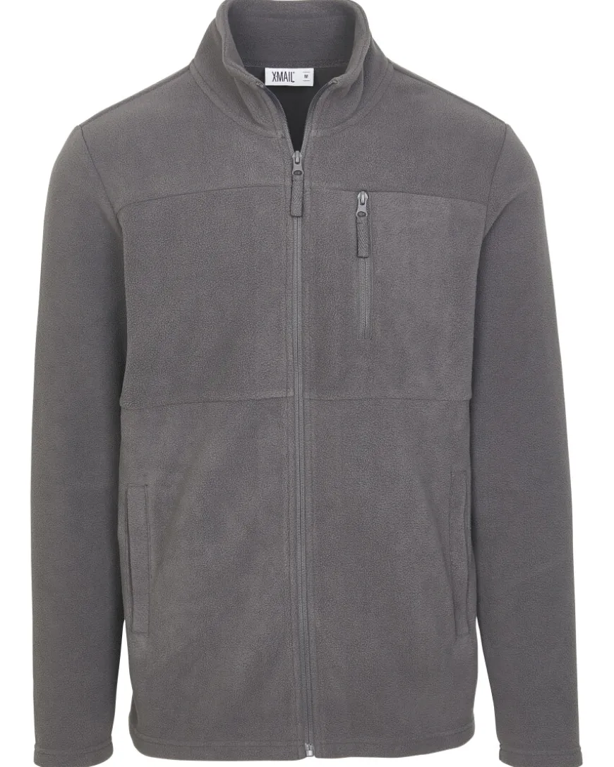 Basic Fleecejacke X-Mail, Stehkragen-KiK Onlineshop Cheap