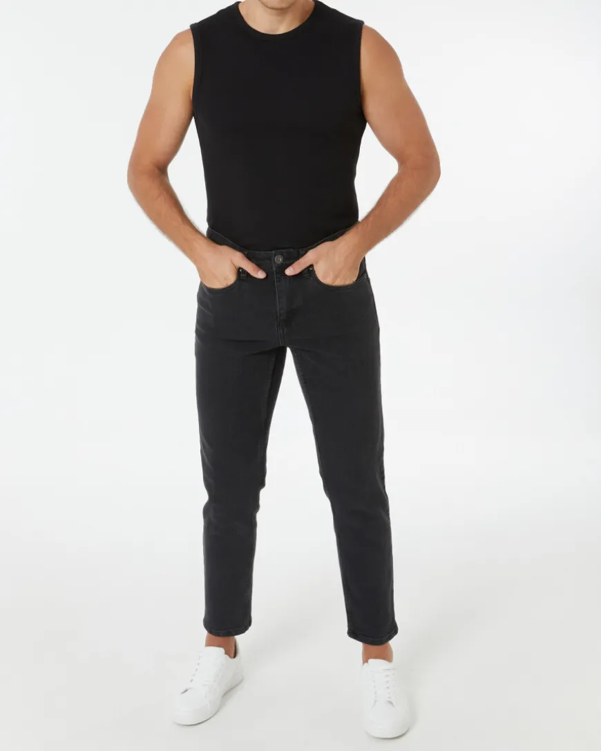 Basic Jeans 30er-Länge X-Mail, Straight-fit-KiK Onlineshop Shop