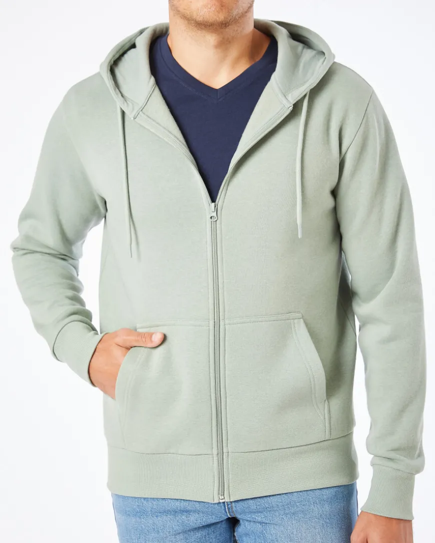 Basic Sweatjacke in X-Mail, Kapuze-KiK Onlineshop Cheap