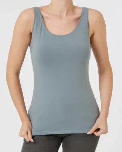 Basic Tanktop Janina, Stretch-KiK Onlineshop Clearance