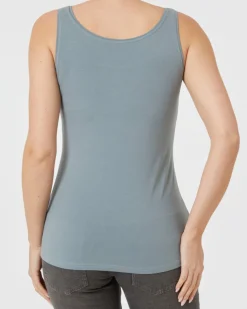 Basic Tanktop Janina, Stretch-KiK Onlineshop Clearance