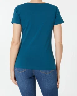 Basic T-Shirt Janina, Rundhalsausschnitt-KiK Onlineshop Hot