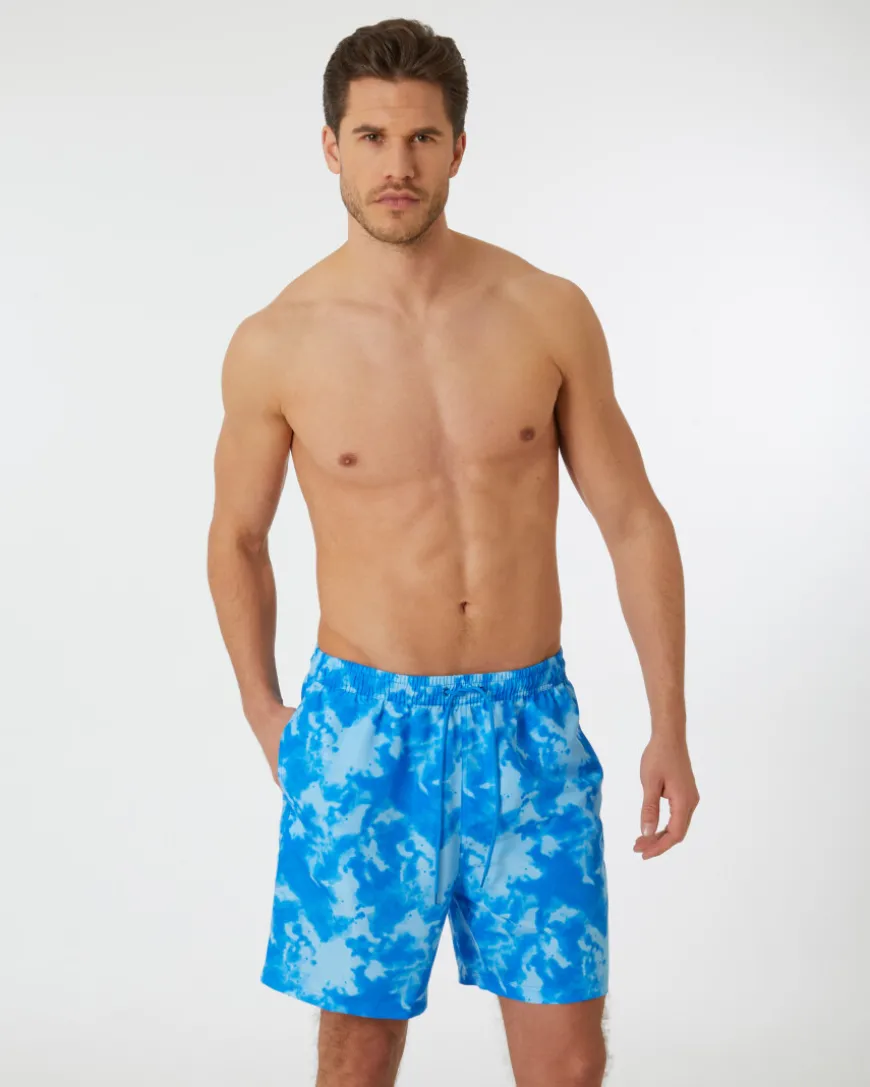 Batik Badeshorts X-Mail, Seitentaschen-KiK Onlineshop Online
