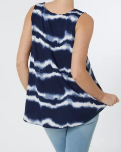 Batik Tanktop Janina, Quasten-KiK Onlineshop Clearance