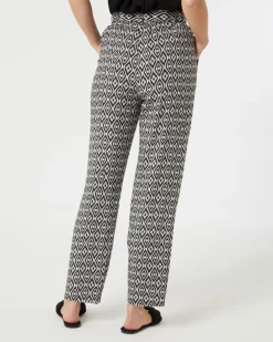 Bedruckte Pull-on-Hose Janina, mit Bindegürtel-KiK Onlineshop Best