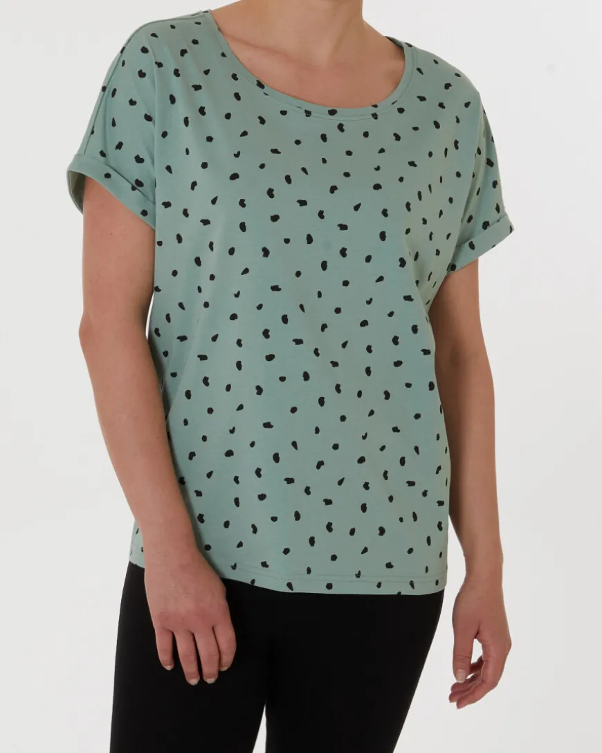 Bedrucktes T-Shirt Janina, verschiedene Designs-KiK Onlineshop Cheap