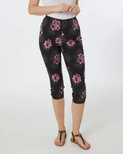 Bengalinhose mit Raffungen Janina, Caprilänge-KiK Onlineshop Store