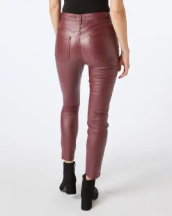 Beschichtete Hose in Janina, High-Waist-KiK Onlineshop Shop