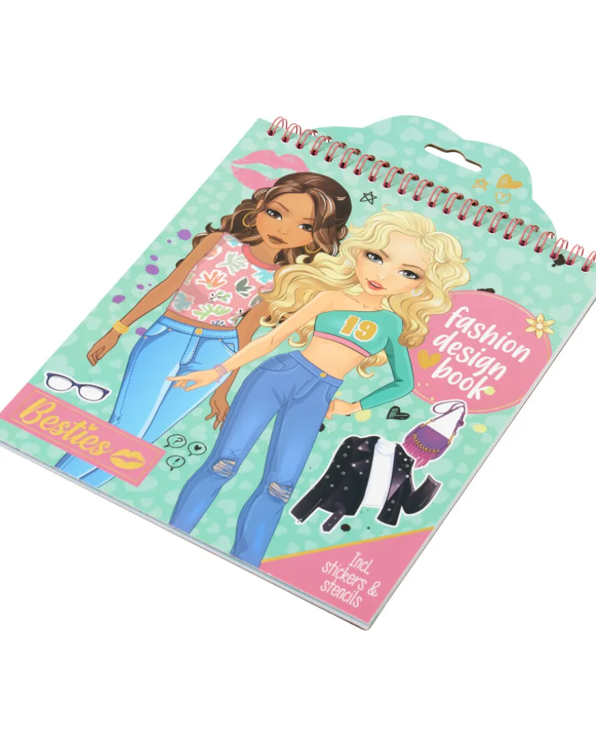 Besties Fashion Design Mal- und Stickerbuch KeineMarke, verschiedene Ausführungen-KiK Onlineshop Flash Sale
