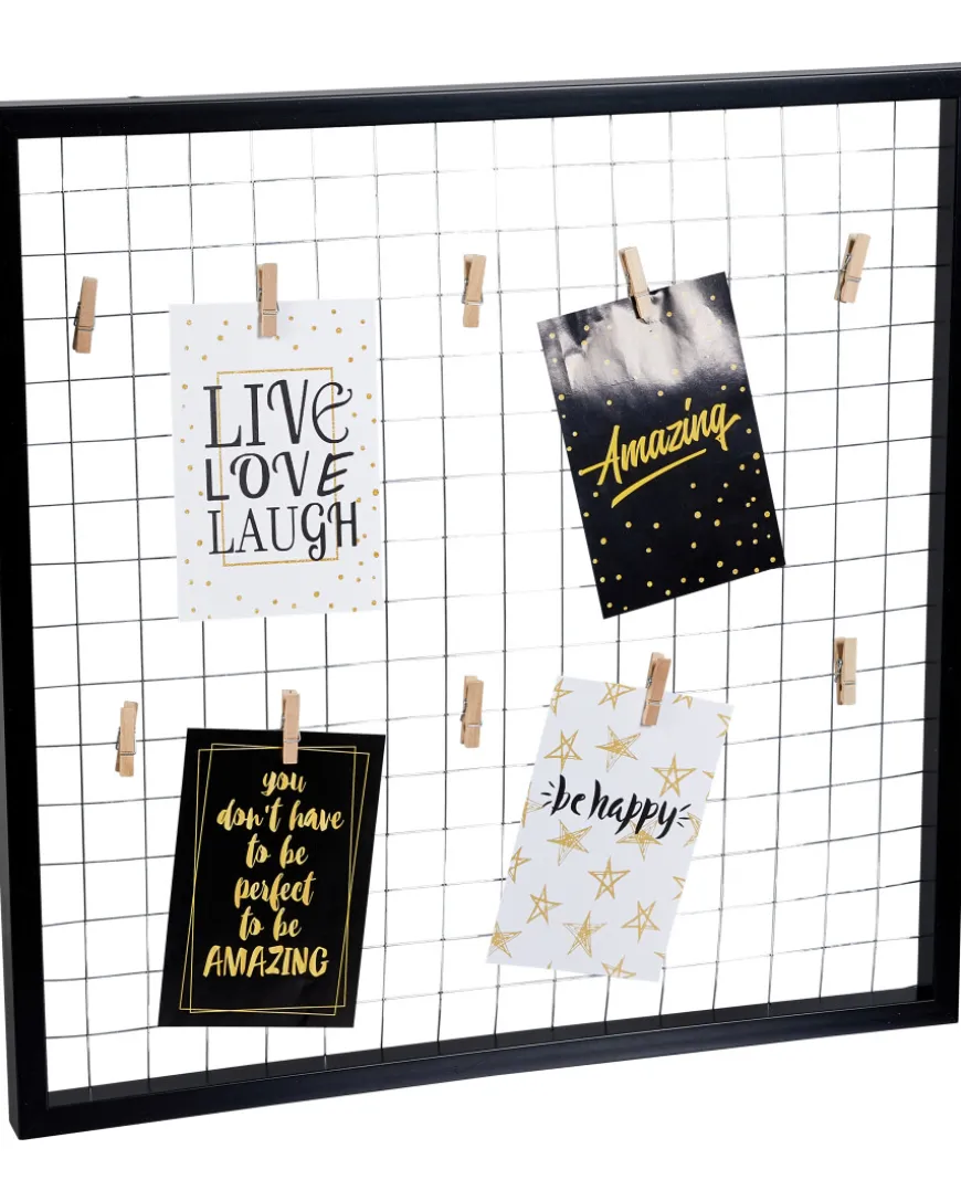 Bilder-Board mit Klammern ca. 50 x 50 x 3 cm-KiK Onlineshop Flash Sale