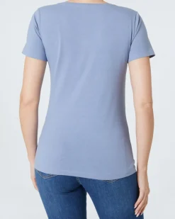es T-Shirt Janina, V-Ausschnitt-KiK Onlineshop New