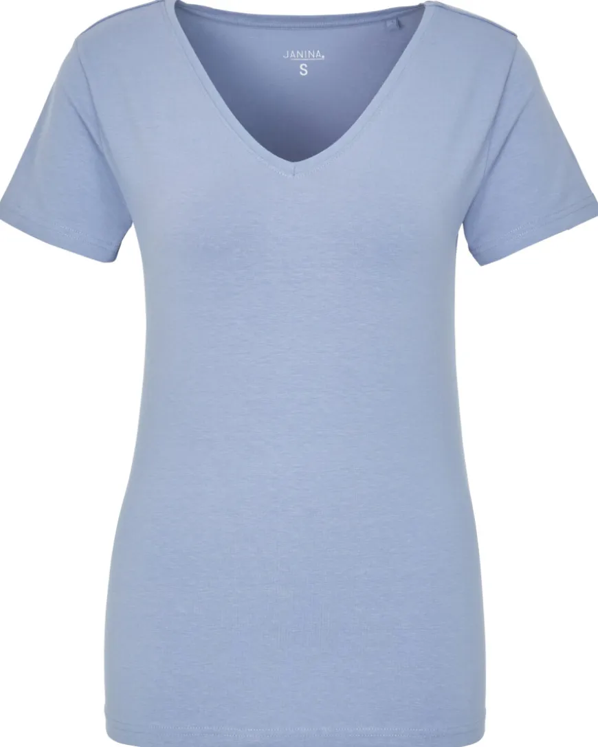 es T-Shirt Janina, V-Ausschnitt-KiK Onlineshop New