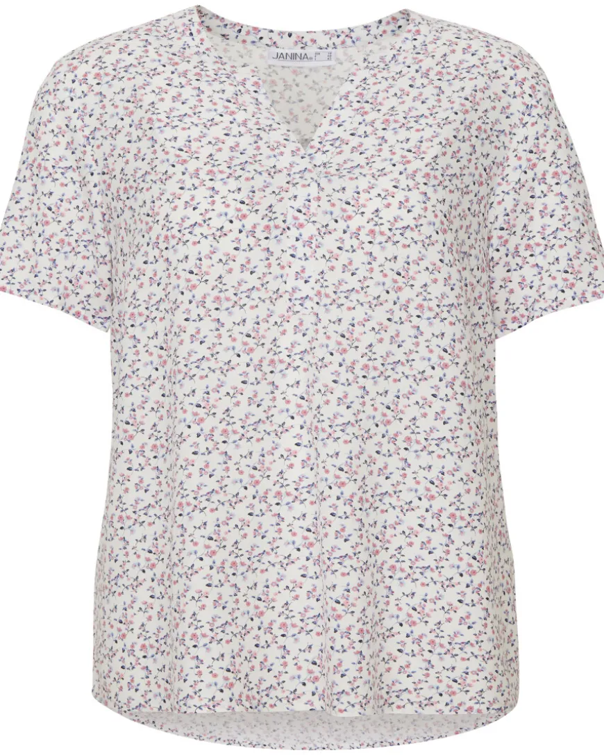 Bluse aus Viskose Janina, Y-Ausschnitt-KiK Onlineshop Online
