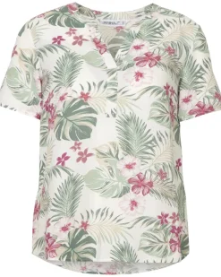 Bluse aus Viskose Janina, Y-Ausschnitt-KiK Onlineshop New