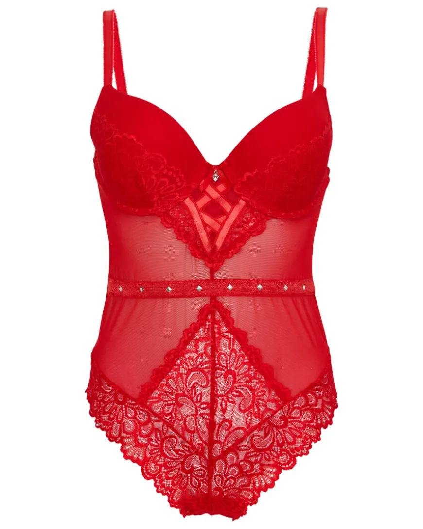 Body mit Push-up-Effekt Janina, Nieten an der Taille-KiK Onlineshop Shop