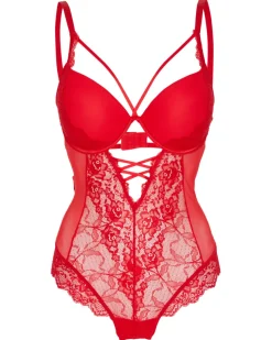 Body Push-up Janina, aus Mesh und Spitze-KiK Onlineshop Hot