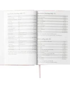 Buchkalender 2025 verschiedene Designs, ca. 21 x 14 cm-KiK Onlineshop Clearance