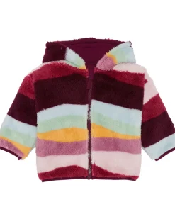 Bunt gestreifte Teddyjacke Ergee, Kapuze-KiK Onlineshop Hot