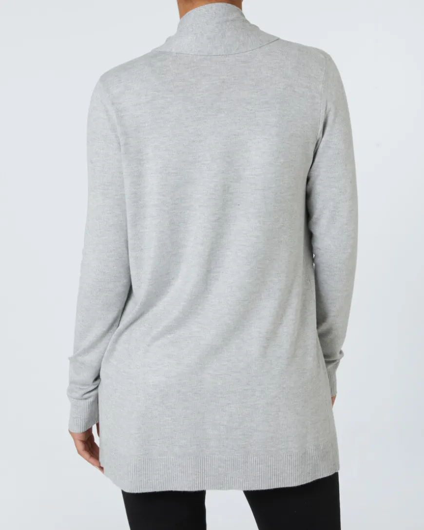 Cardigan mit Schalkragen Janina, offene Form-KiK Onlineshop Best