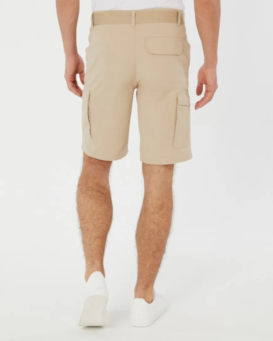 Cargo-Shorts mit Gürtel X-Mail, Bermudalänge-KiK Onlineshop Clearance