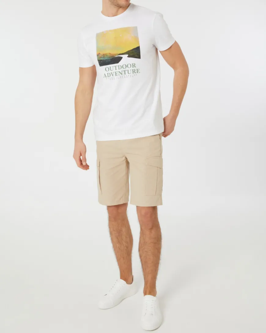 Cargo-Shorts mit Gürtel X-Mail, Bermudalänge-KiK Onlineshop Clearance
