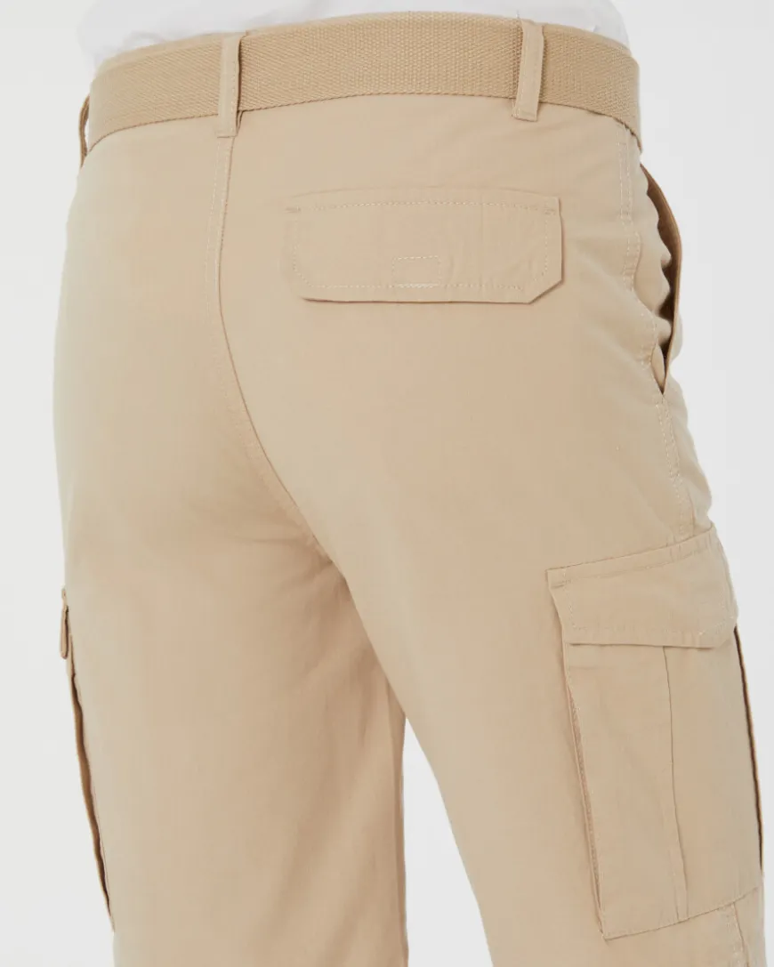 Cargo-Shorts mit Gürtel X-Mail, Bermudalänge-KiK Onlineshop Clearance