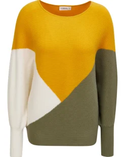 Colour-Blocking Strickpullover Janina, Rundhalsausschnitt-KiK Onlineshop Online