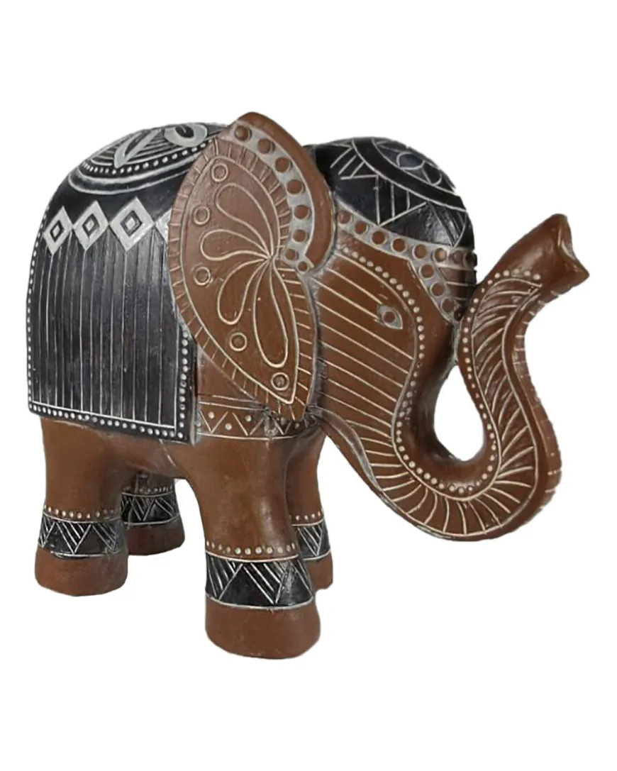 Deko-Elefant mit Verzierungen ca. 19,5 x 9 cm-KiK Onlineshop Hot
