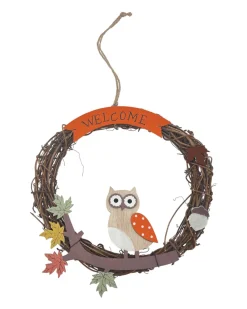 Deko-Kranz Eule Ø ca. 15 cm-KiK Onlineshop Shop