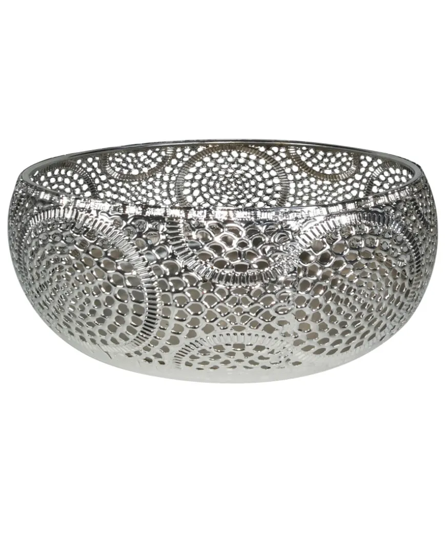 Dekoschale mit Lochprägungen ca. 29 x 9 cm-KiK Onlineshop Flash Sale