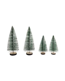 Deko-Tannen Weihnachten 4-tlg. Set-KiK Onlineshop Sale