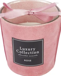 Duftkerze 0,065 kg, Rose, ca. 7,5 x 7,5 cm-KiK Onlineshop New