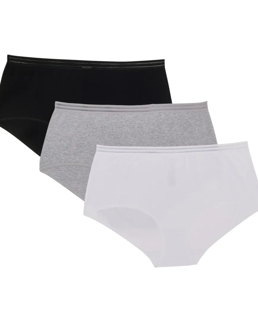 Einfache Slips 3er-Pack, Janina curved-KiK Onlineshop Clearance