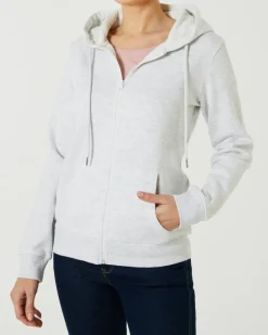 Einfache Sweatjacke Janina, Kapuze-KiK Onlineshop Store