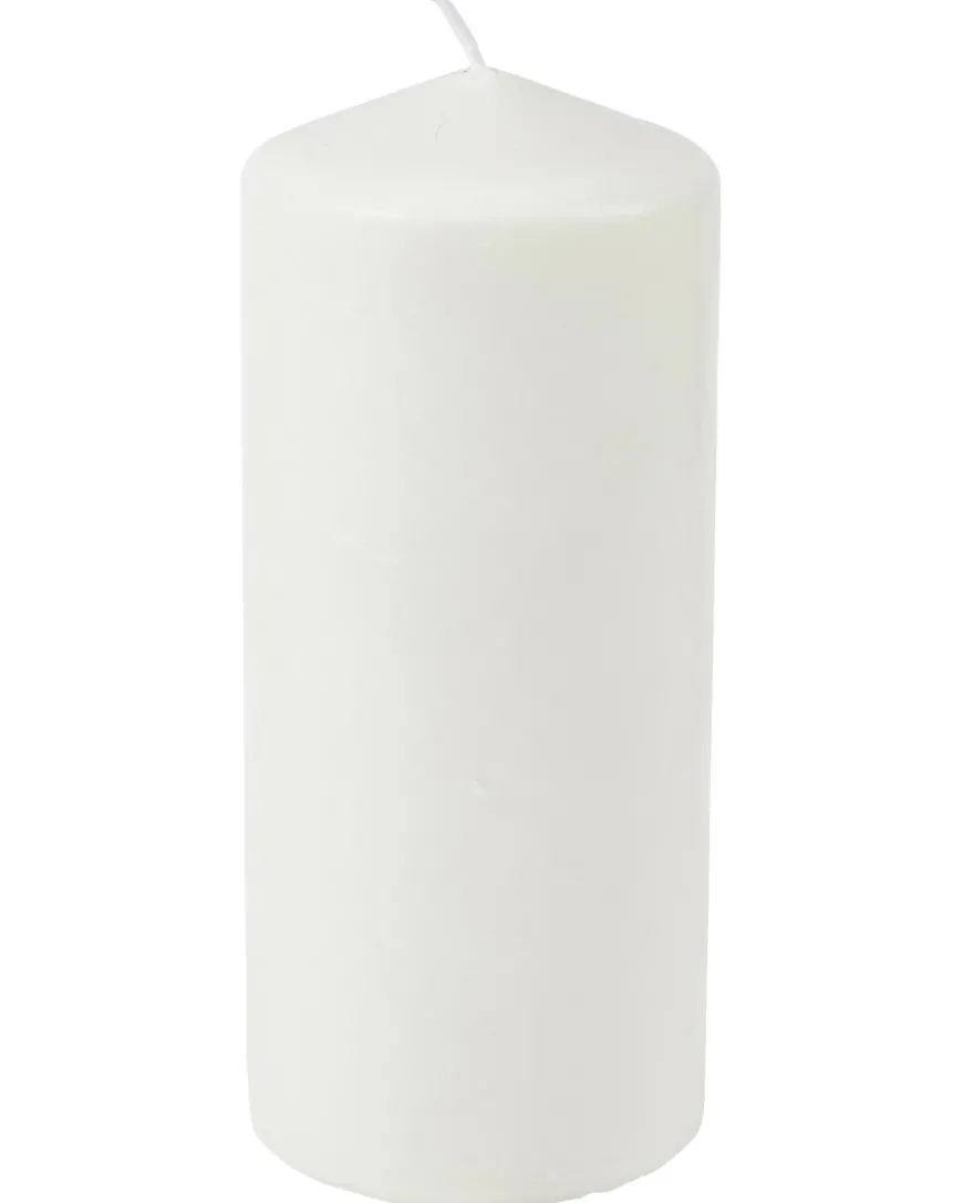 Einfarbige Stumpenkerze 0,475 kg, ca. 7,8 x 18 cm-KiK Onlineshop Best